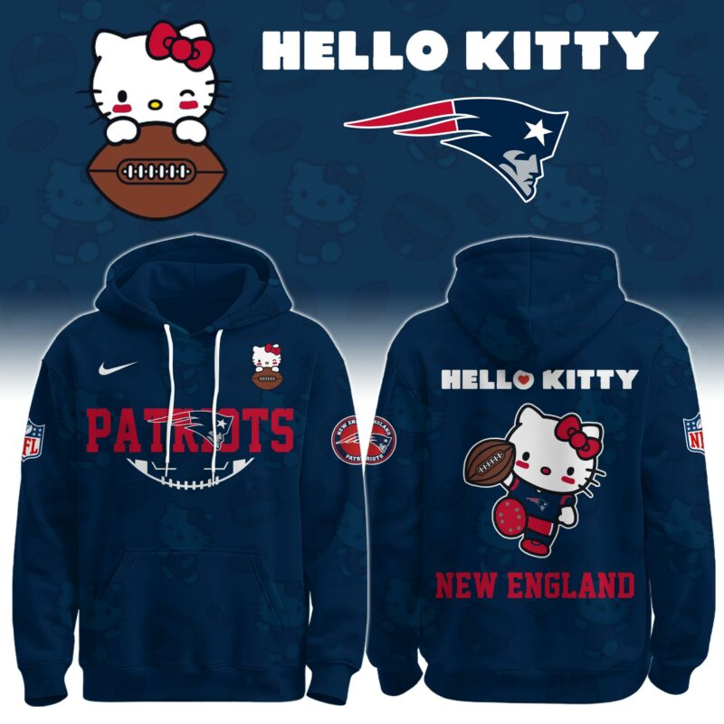 NE Patriots Special Hello Kitty Limited Edition Hoodie