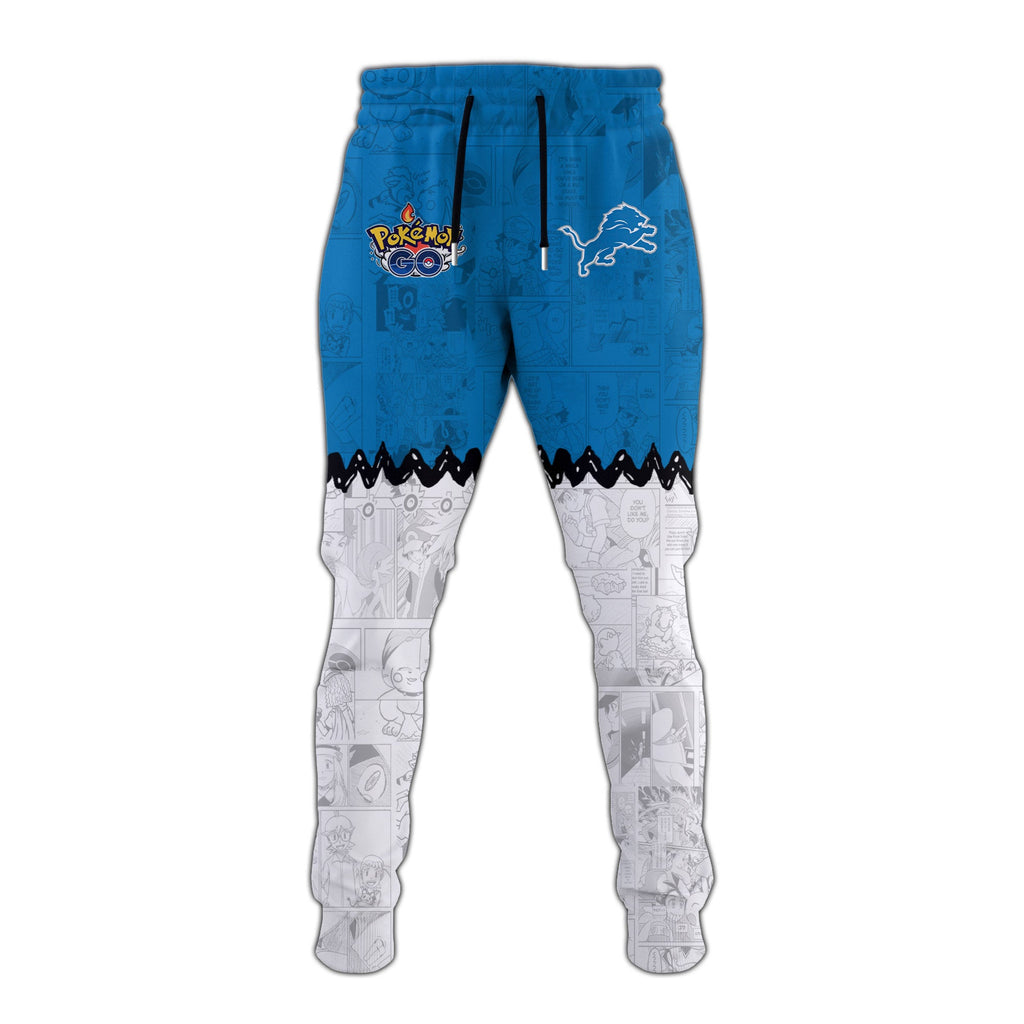 .DET Lions Special Pokemon Limited Edition Hoodie